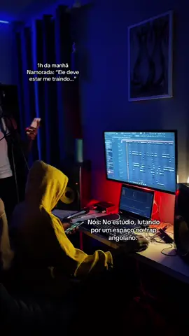 Namorem com os trappers, eles estão sempre no studio a cantar e não a trair!❗️ #drill #Babychill #studio 