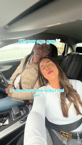 Very lucky indeed🥰🤍 #agegap #agegapcouple #trendtok #fyp #makeitgopop 
