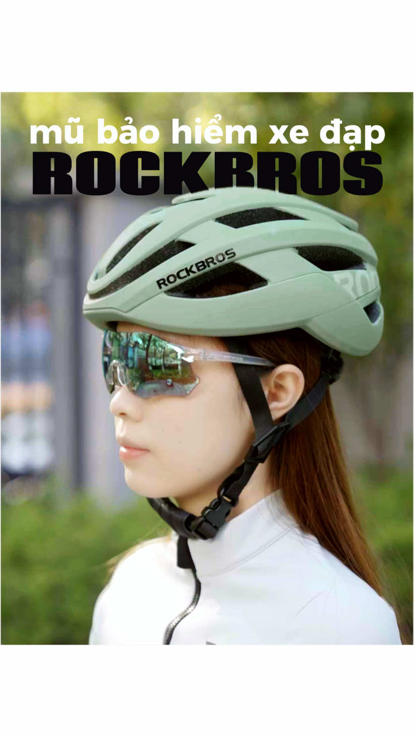 Một chiếc mũ bảo hiểm mà thực tế đẹp hơn cả video, bạn có thích không?#ROCKBROS #xe #đạpxe #cool #sports #cycling #bike #biker #rider #helmet #bikelife #outdoorlife 