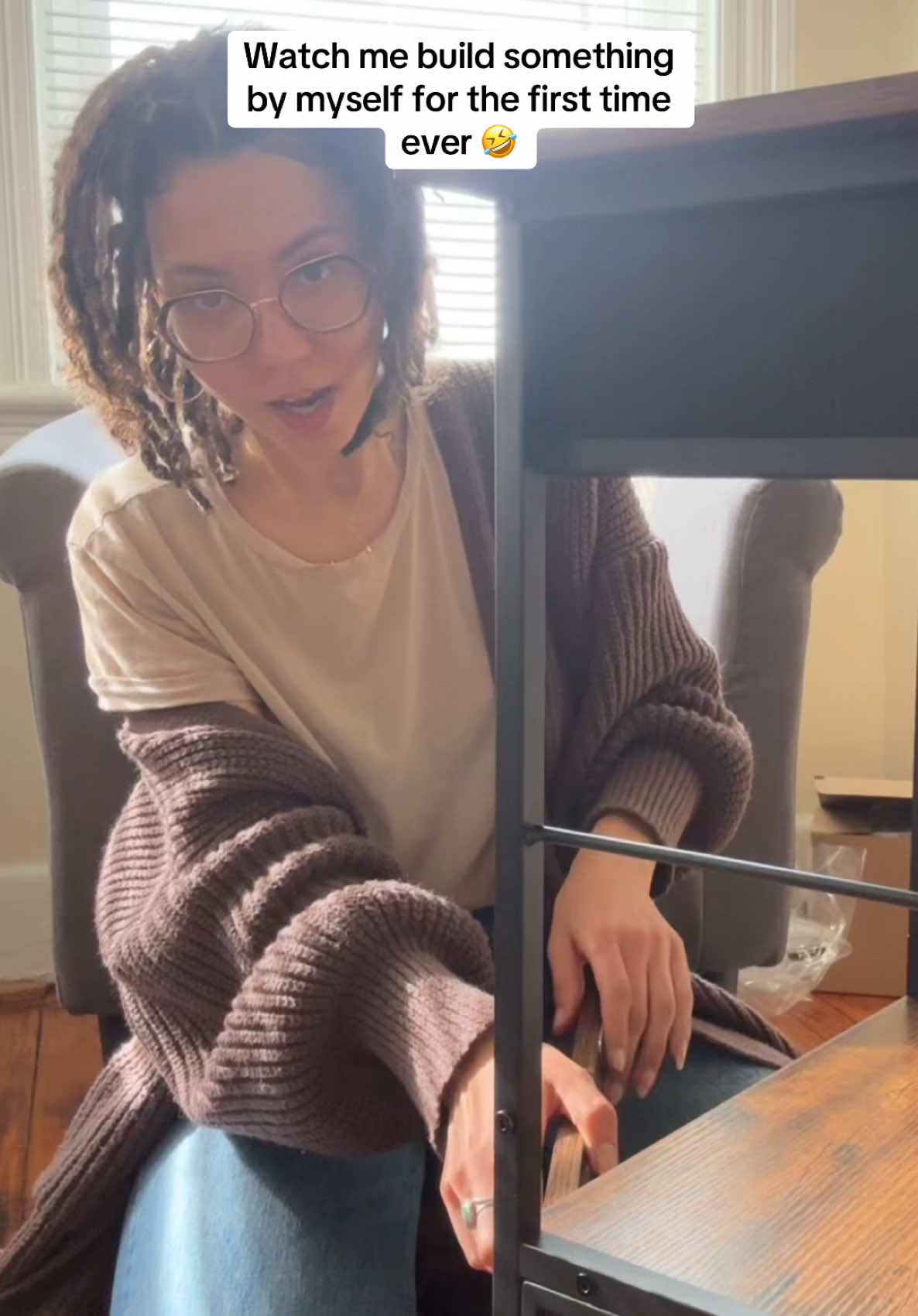 The process was so frustrating and rewarding all at the same time 🤣 #DIY #diyproject #coffee 