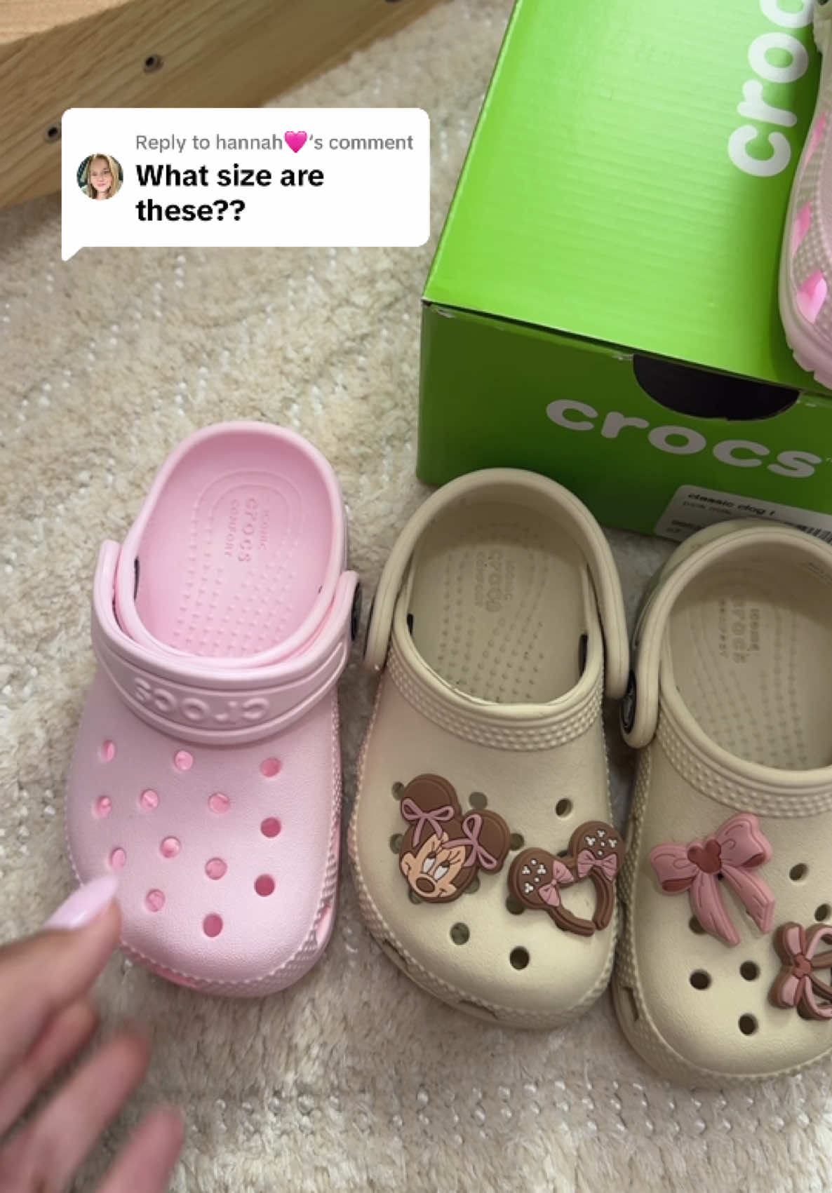Replying to @hannah🩷 I hope this helps ✨🤍 #crocs #toddlershoes #crocsgang @Crocs 