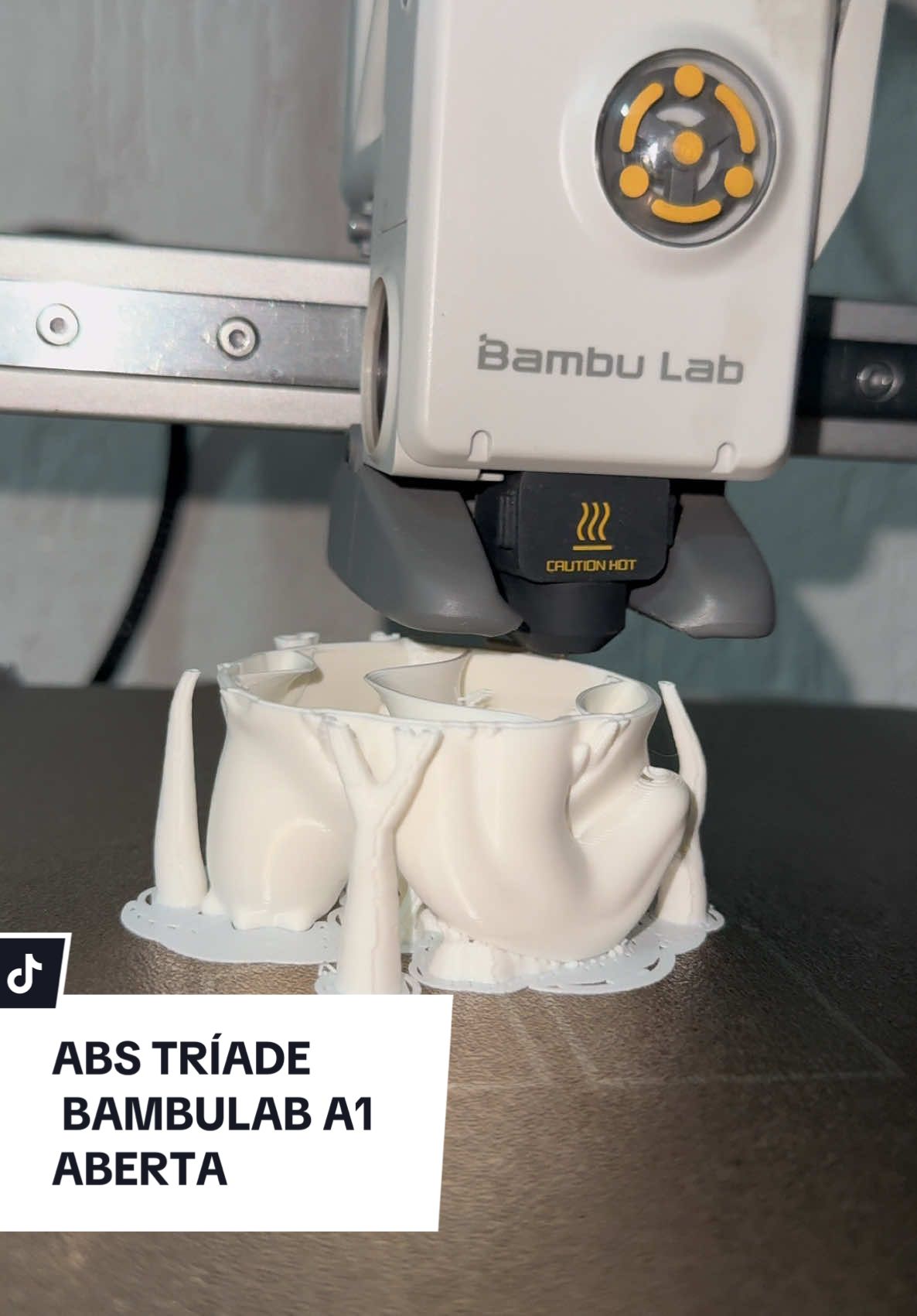 Se liga nesse Gengar feito pela nossa Collab @engenheira.3D utilizando o nosso filamento ABS Classic low temperature branco. Pra quem não sabe o ABS tríade tem alta fluidez, baixo ponto de fusão e excelente aderência entre camadas de modo a permitir sob configurações ideais uso com impressoras abertas. Bora experimentar?? #triade3d #filamento3d #viral #fyp #3dprinting #fyp #Pokemon #gengar #ABS 