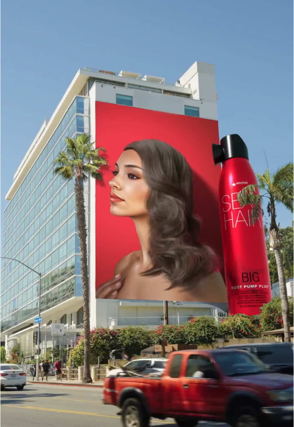 We told you that we like things BIG #bigsexyhair  #sexyhair #losangeles #billboards #cgi #volumeup #voluminoushair #hair #volume #hairtok #hairproducts #stylingproducts #california #hairvideos #hairtrends #hairvolume #volume #pumpupthevolume #haircuttransformation 