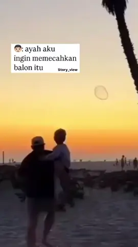 dia berani untuk terbang dan memecahkan balonnya karna ia yakin bahwa ayahnya pasti akan menangkapnya🙌 ayahhebat #realsinstagram #reals 