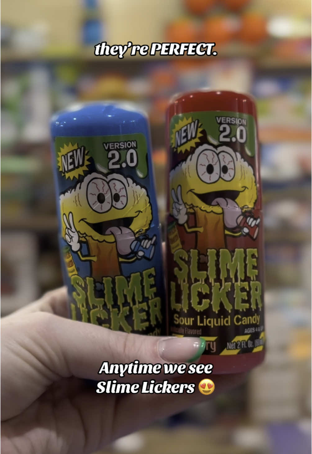 They’re perfect 😍 #learingexpresswestfield #shopsmallbusiness #LearningExpressToys #downtownwestfield #westfield #slimelicker #sourcandy 