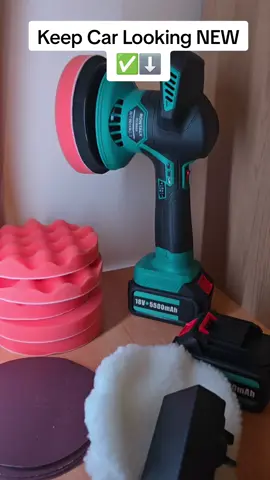 Keep your car looking brand new with this fantastic 18v cordless car polisher and buffer.  #carpolisher #carpolishing #carbuffer #carwashing #carwash #carcleaning #carcleaningproducts #carcleaner #carvaleting #powertools 
