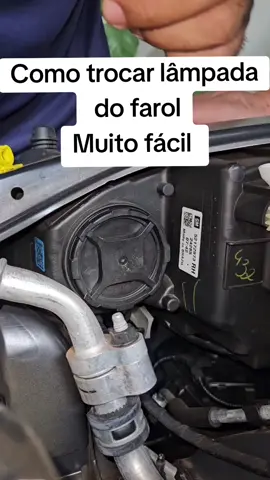 Como trocar lâmpada do farol. Muito fácil  ##eletricidadebasica #lampada #farol 