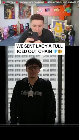 WE SENT LACY A FULL ICED OUT CHAIN 💎🤯