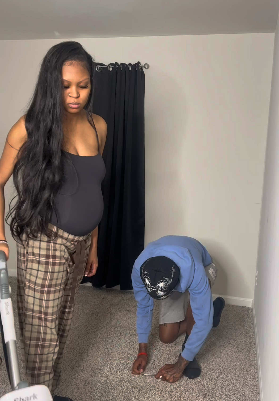we have officially started nesting! 🥹 full video on my channel: Dasia Temia 💙 #fyp #MomsofTikTok #pregnant #nurserytour #boymom #nesting #cleanwithme #pregnanttiktok 🤰🏾