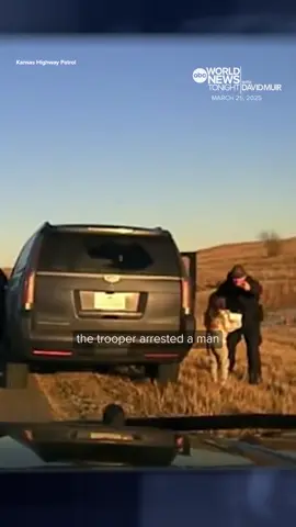 A Kansas state trooper is being hailed a hero for rescuing a six-year-old girl who had allegedly been kidnapped. #WhitJohnson has more. #WorldNewsTonight