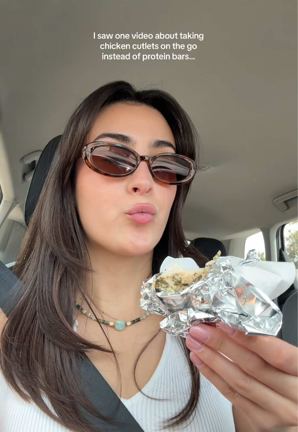 Life changing!  #onthegosnacks #chickencutlets #proteinsnack #funny #lifehackvideo #miami 