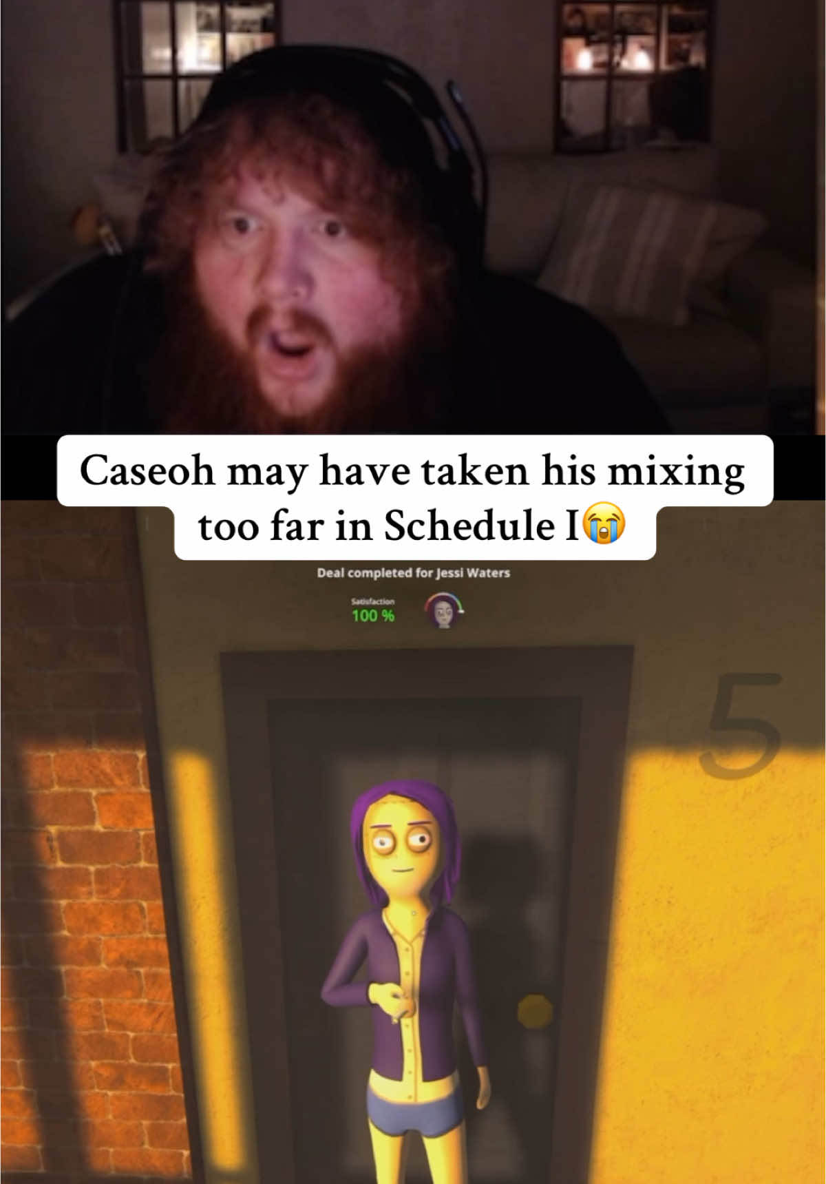 Case about to have his whole town running around bald 😭 #caseoh #schedule1 #caseohclips #caseohfunnymoments 