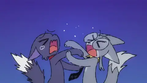 silly fight.  #fighting #furry #idk #lol #silly #cute