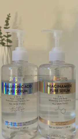 2 in 1 Face and Body Whitening and Hydrating for all skin types! 💯 #ashleyshinecosmetics #ashleyshineserum #ashleyshineniacinamidepureserum #ashleyshine #ashleyshineniacinamide #ashleyshinehyaluronicacidpureserum 