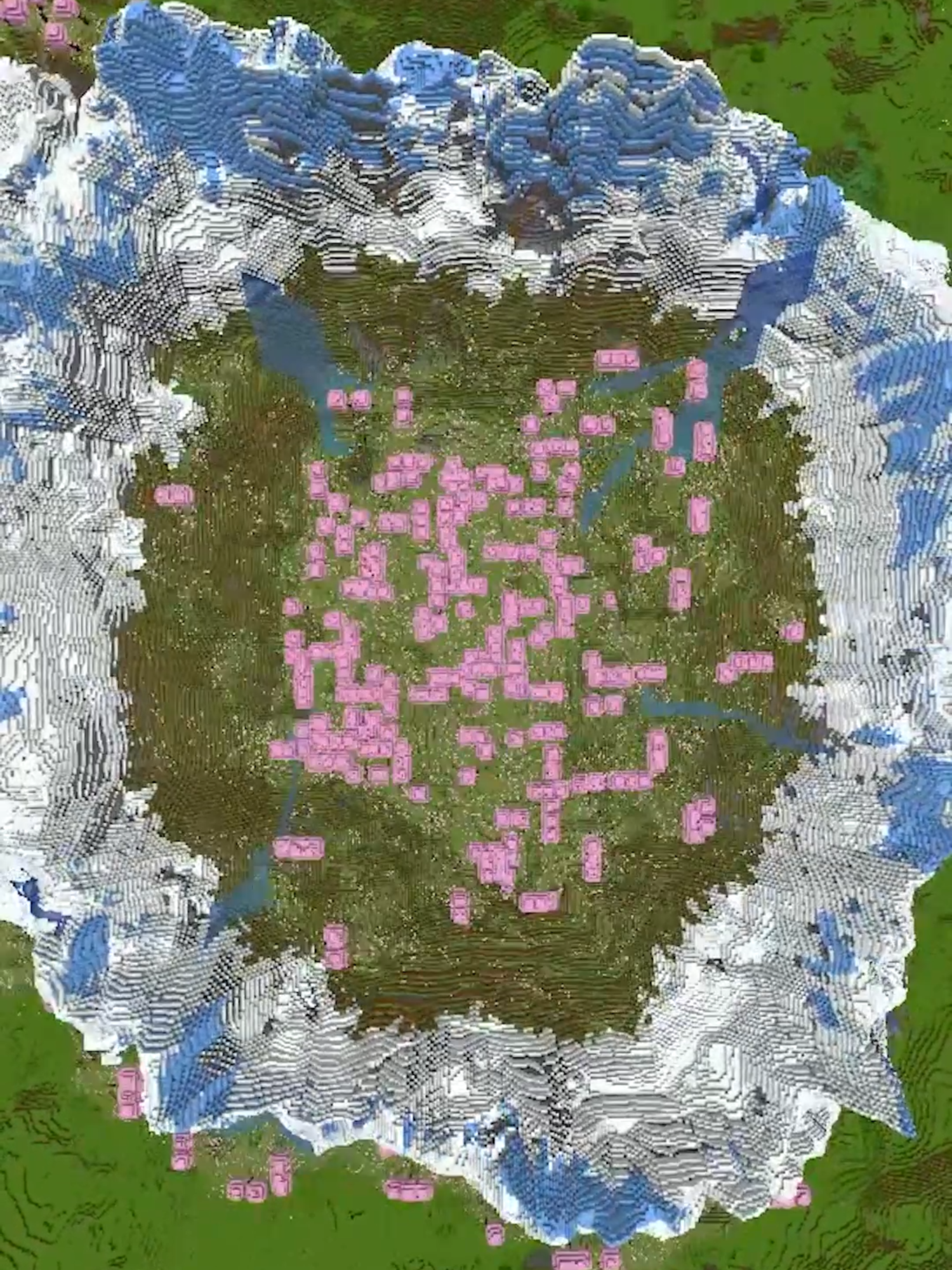 LA SEMILLA MÁS BONITA DE MINECRAFT! 😱⛏️ #Minecraft #gaming #videojuegos #hack
