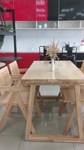 Marson Solid Wood Dining Table Set... Solid Wood table with Wooden chair... #dining #table #chair #wooden #diningtable #modernstyle 