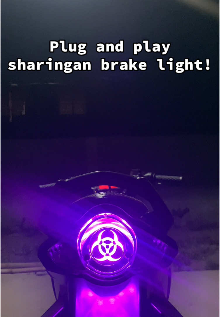 SHARINGAN BRAKE LIGHT PLUG AND PLAY #fyp #raider150fi #brakelight #CapCut 