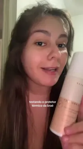 Testando o High Protect da Braé! 🌟💗 #fyp #fy #vaiprafy #brae #hair #cabelo #protetortermico 
