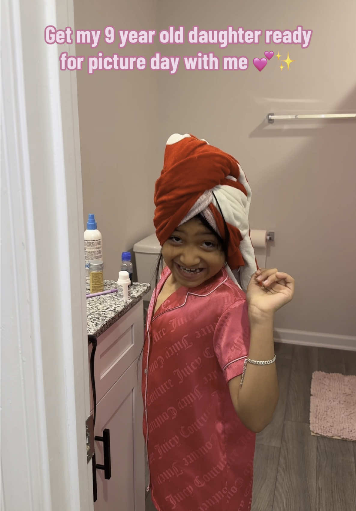 Get my 9 year old daughter ready for picture day with me💕✨ #getreadywithme #daughter #fypシ゚viral #viral #viralvideo 