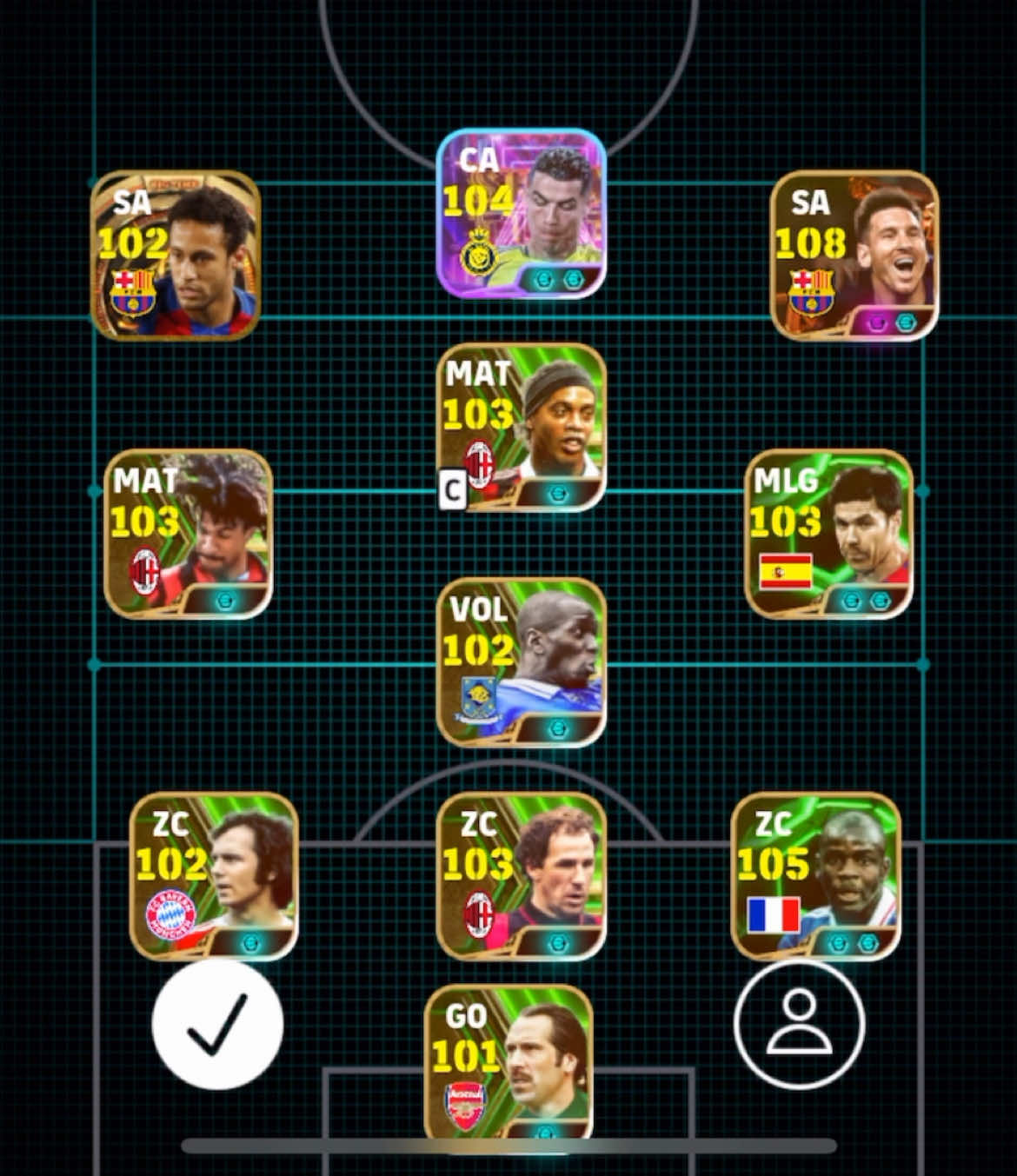 3-2-2-3 minha formação💀✌️ #efootball #efootballmobile #efootball2024 #efootball2025 #fyp #viral 