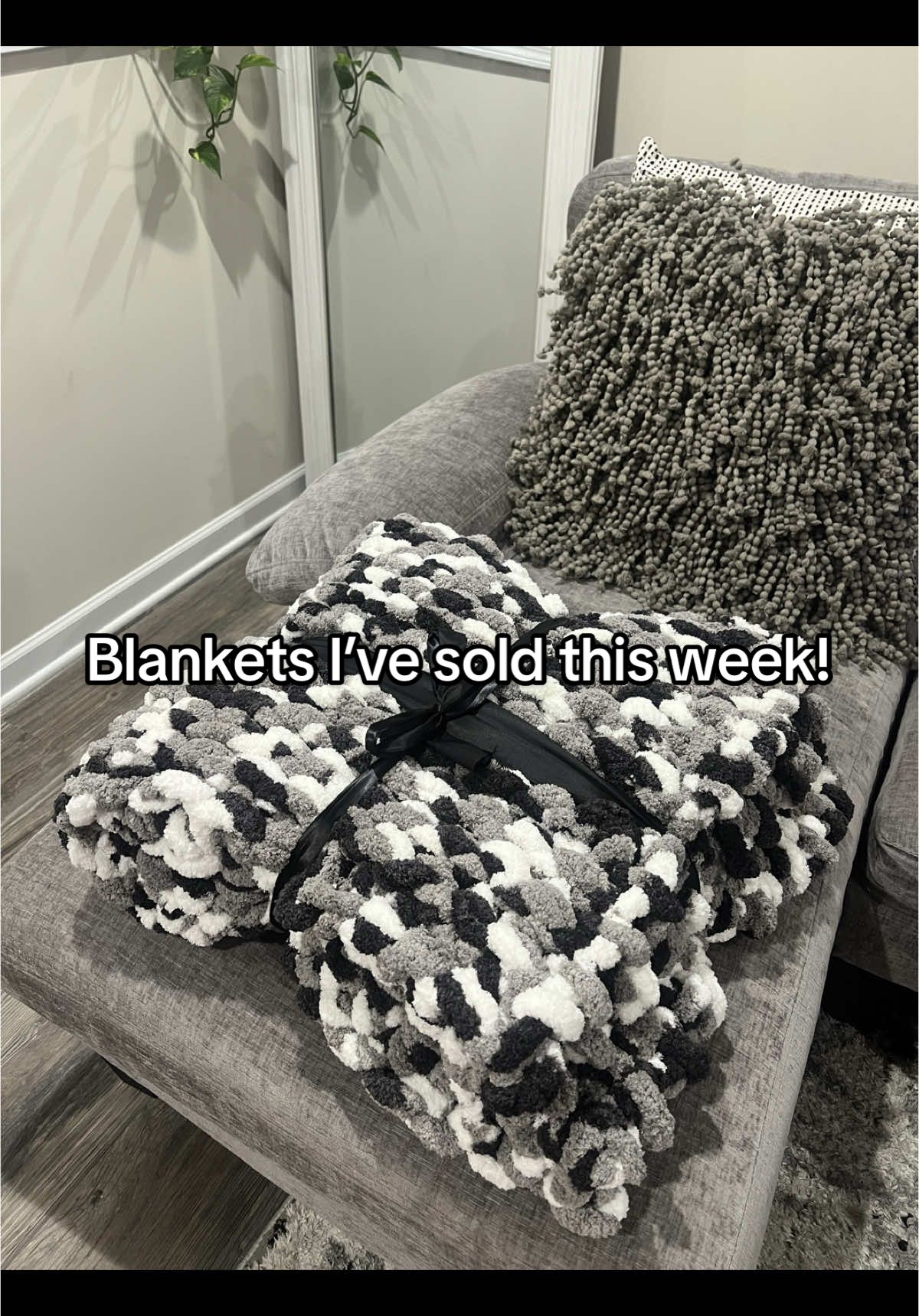 Here are some hand crochet blankets I’ve sold this week! #handmadeblankets #handmade #crochetersoftiktok #fyp #blanket 