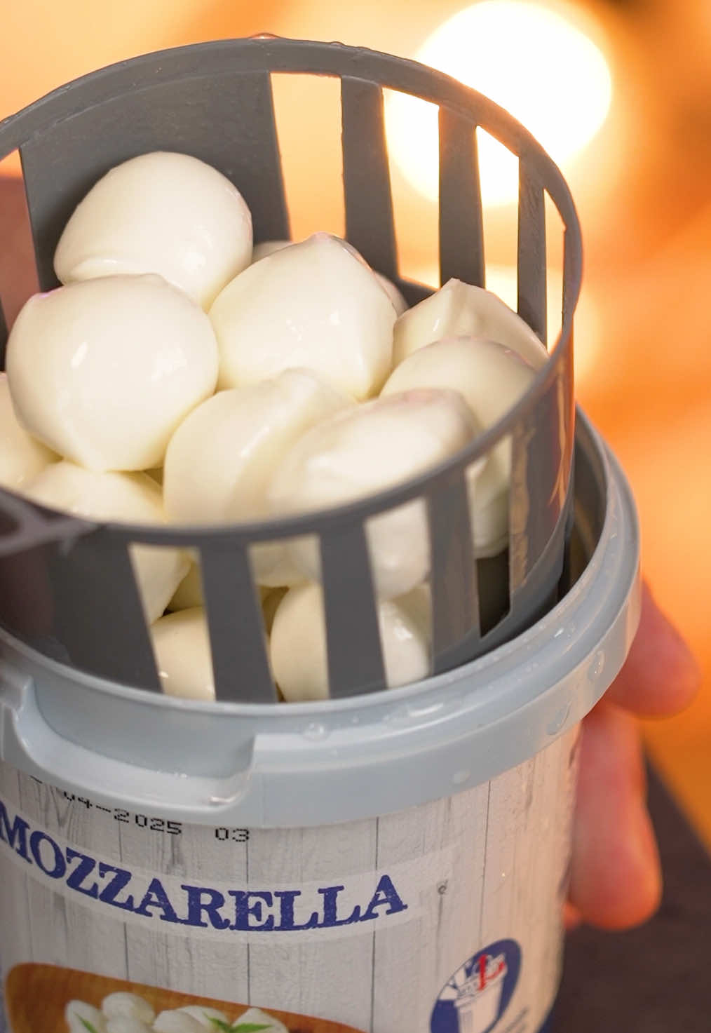 Small Mozzarella Balls #fypシ #mozzarella #airfryer #cooking #Recipe #DIY #meltedcheese 
