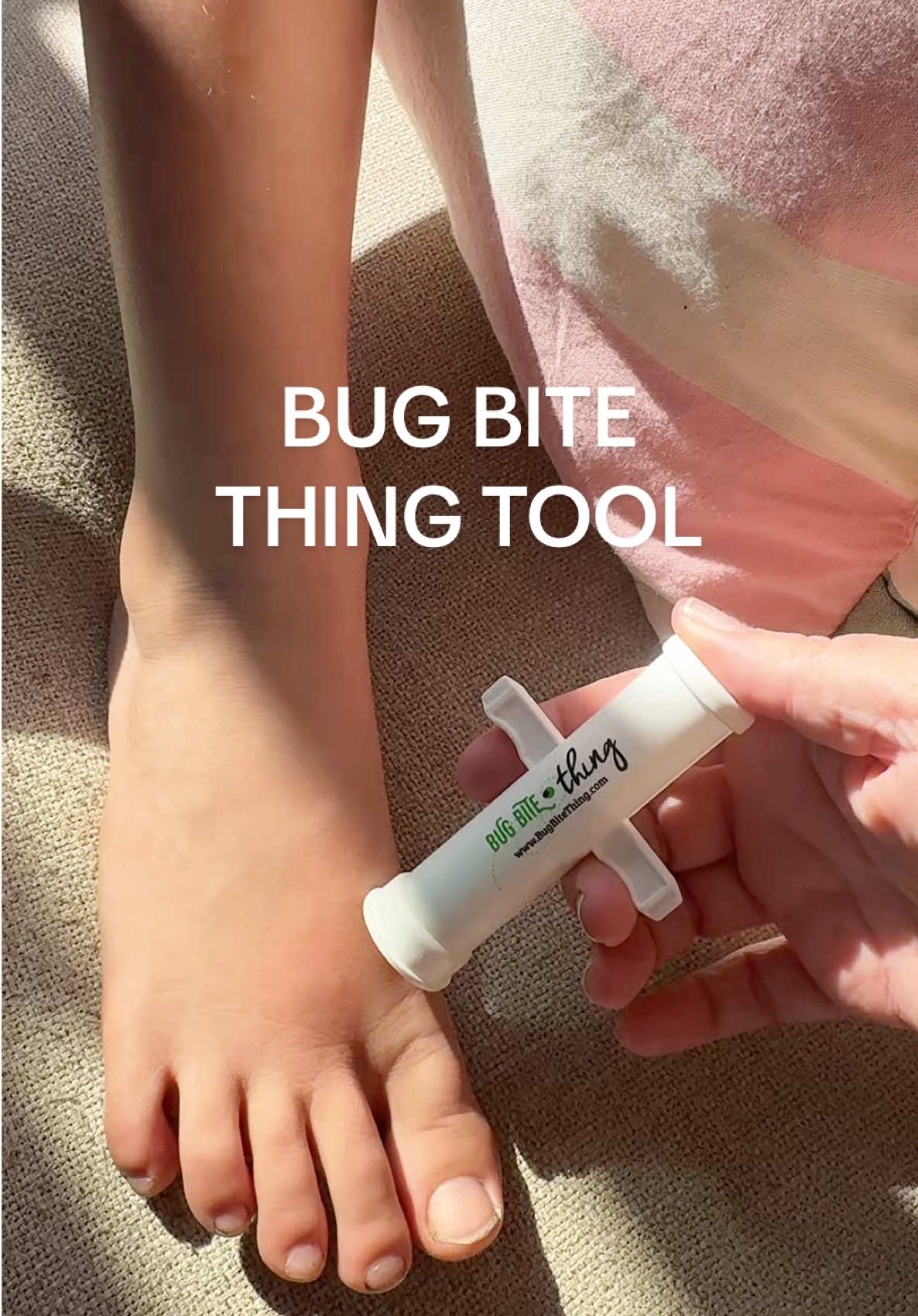 Under $9 TODAY & FREE SHIPPING! We use this allllll summer long! Reusable and NO chemicals!!!! This takes away our itchiness, redness and the swollenness.  @Bug Bite Thing  #bugbitething #bugbites #bugbite #itchybugbites #mosquitobites #bugbitetool #TikTokShopSpringGlowUp #TikTokShopMothersDay #tiktokshopspringsale