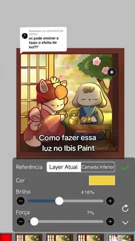 Respondendo a @sulylilyVomo fazer raios de luz no Ibis Paint #pintura #ibispaintx #dicas #desenho 