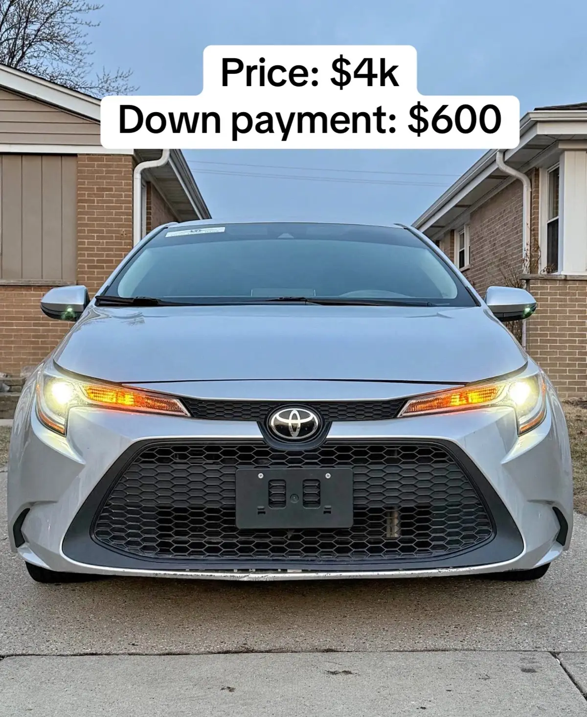 2020 Toyota Corolla LE Runs and drives with good engine and transmission No problems or check lights 68K miles Clean title Mileage Transmission Exterior color Interior color Fuel type Seats Trim Clean title Driven 68,280 miles Automatic Grey Black Gasoline 5 LE Sedan 4D This vehicle has no significant damage or problems. Financing Available Price: $4k Down payment: $600  #2020ToyotaCorolla  #ToyotaCorolla2020 #Corolla2020  #Toyota2020 #NewCorolla2020  #CorollaLovers  #ToyotaFamily #SleekCorolla #CorollaLife #ToyotaNation