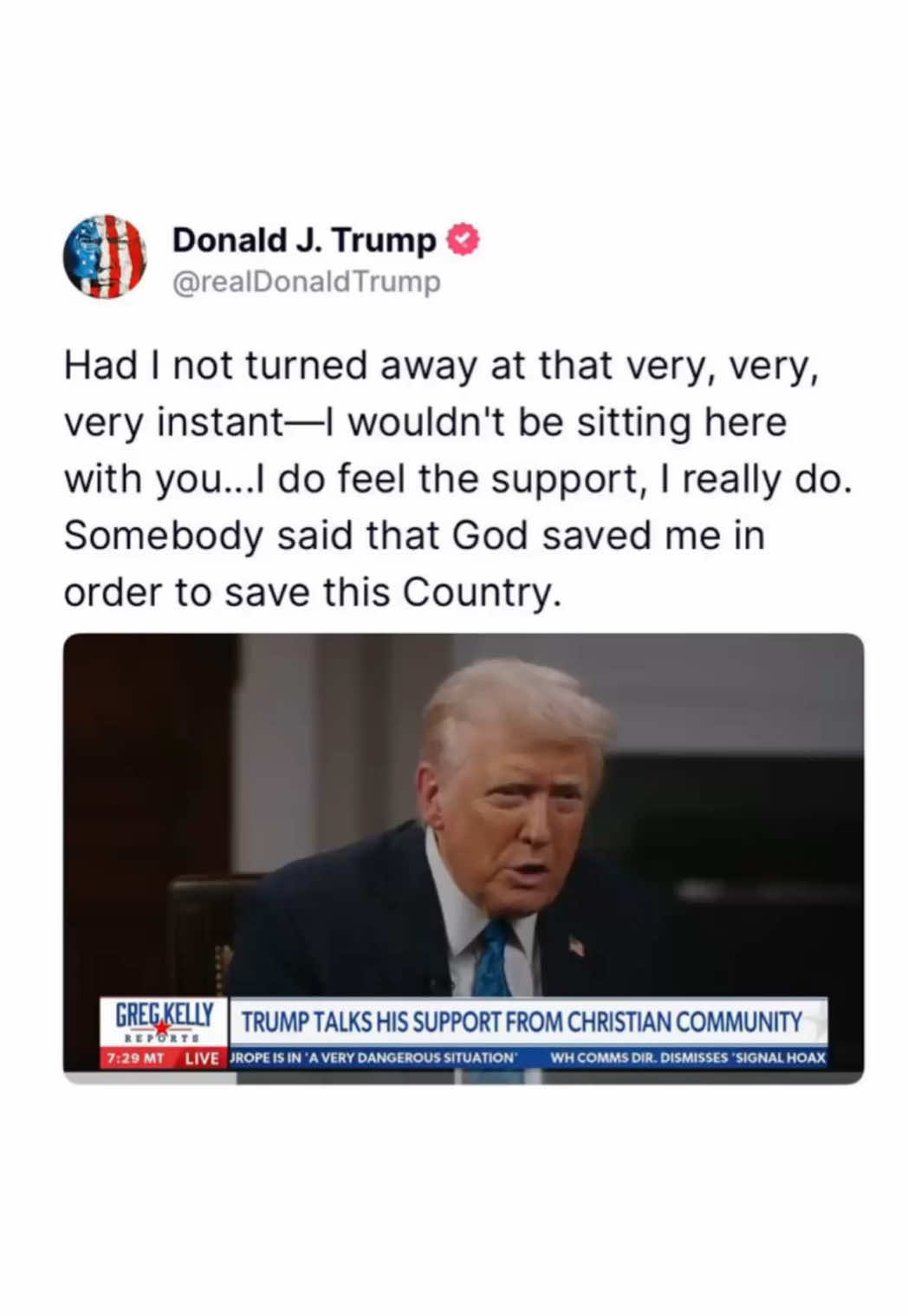 God is Good! 🙏🏼 Drop a comment if you AGREE!  #trumptrain #politics #conservativenews #trumpsupporters #foryoupage #presidenttrump #foryourpage #trump #news #christiantiktok #maga #praisethelord 