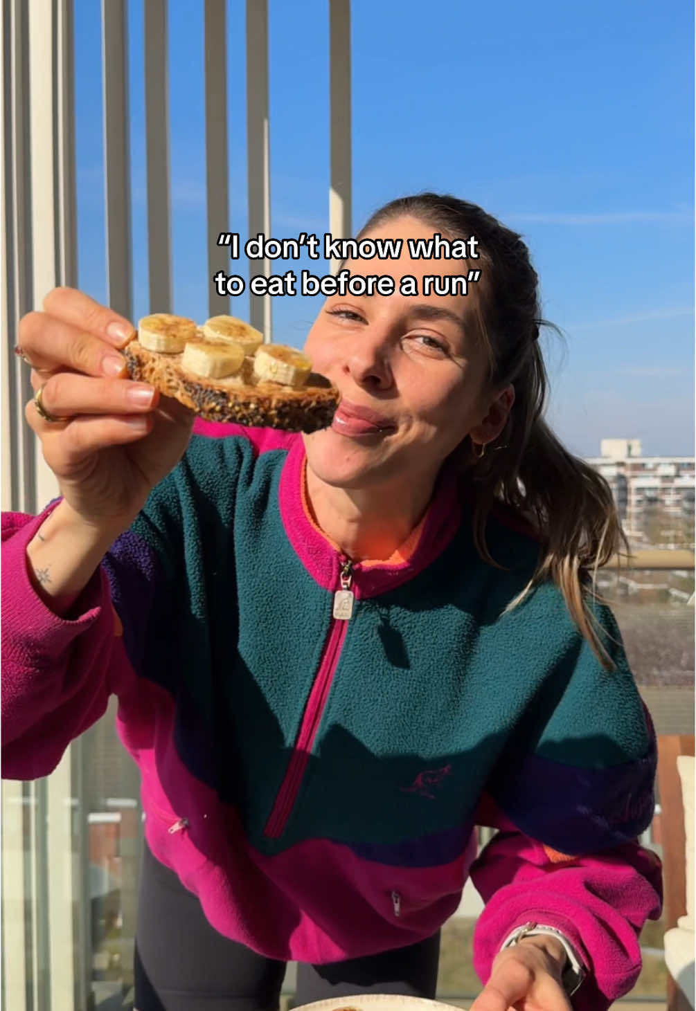 4 easy pre-run snacks to fuel your performance 🏃‍♀️✨ Have you ever wondered why endurance athletes love their carbs? Gels, mashed potatoes, oats, pasta, all of it. When it comes to pre-exercise snacks you can basically throw out the window all the principles of creating a balanced plate with enough carbs, protein, healthy fats, and fiber. Before a run, your body needs quick energy, and that means fast-digesting carbs. Why?  When you eat carbohydrates, your body breaks them down into glucose, which is a type of sugar used as the body's primary fuel source and the quicker your body can break them down, the better. Eating a snack that is too high in fibre or pairing it with fats would slow down the breakdown of these carbs, which is usually what we want, but before going for a run, it could upset your stomach if it sits there for too long. Here are a few of my go-to pre-run snacks: - Banana, cinnamon and honey on toast - Rice puffs with fruit, honey, and almond milk - Baked oats with jam - Dates Simple, quick, and easy to digest so you can feel good and run strong. After a workout, you can nourish your body with a protein-packed meal to support your recovery and keep you full. #Running #marathontraining #easysnack #preworkoutsnack #runningnutrition 