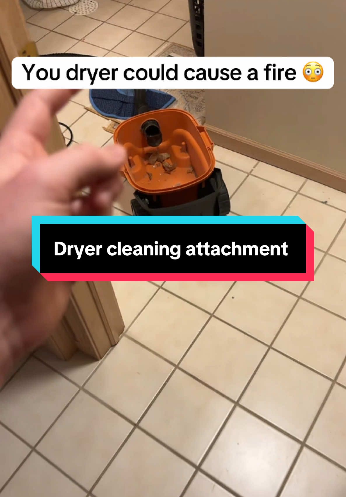 Built up lint in dryers is the number one way house fires start #dryer #dryerventcleaning #householditems #tiktokmademebuyit 