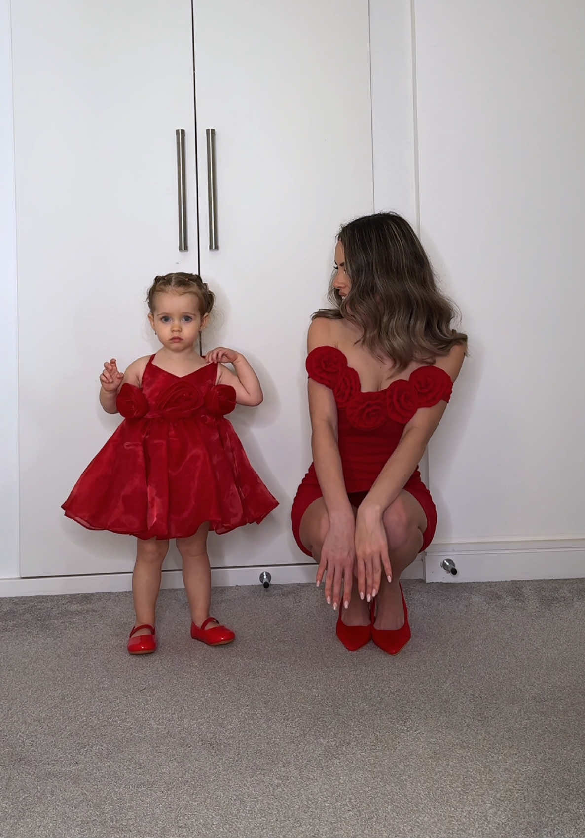 Wait till you see the second outfit 😩😍 Our first time twinning in elegant dresses 👸🏼what do you think of our looks? Shop these @SHEIN looks by searching the item codes you can find pinned in the comment section and don't forget to use 25STsiennah for an exclusive discount ✨ AD For more of my faves, search Aloruh, Shein MOD and Shein BAE on SHEIN. Follow for the latest drops ✨ @SHEIN UK  #SHEINtrends#SHEINforAll #saveinstyle #loveshein #momanddaughter #matchingoutfits #ootdbaby #toddleroutfit #fyp