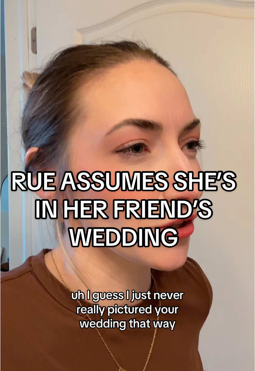 I’ve had multiple people request to see a conversation on how to tell someone they won’t be in your wedding party and how a positive conversation could go. This is showing a friend that’s just happy to be included. What other conversations would you like to see?  #bride #bridetobe #bridal #engaged #funnyskits #dramaskits #contentwriter #familyskits #storyteller #wedding #weddingplanner #weddingcontent #weddingtiktok #weddingday #weddingdress #weddingtok #bridetok #brideandgroom #weddingvibes #weddingplanning #weddingcontentcreator 