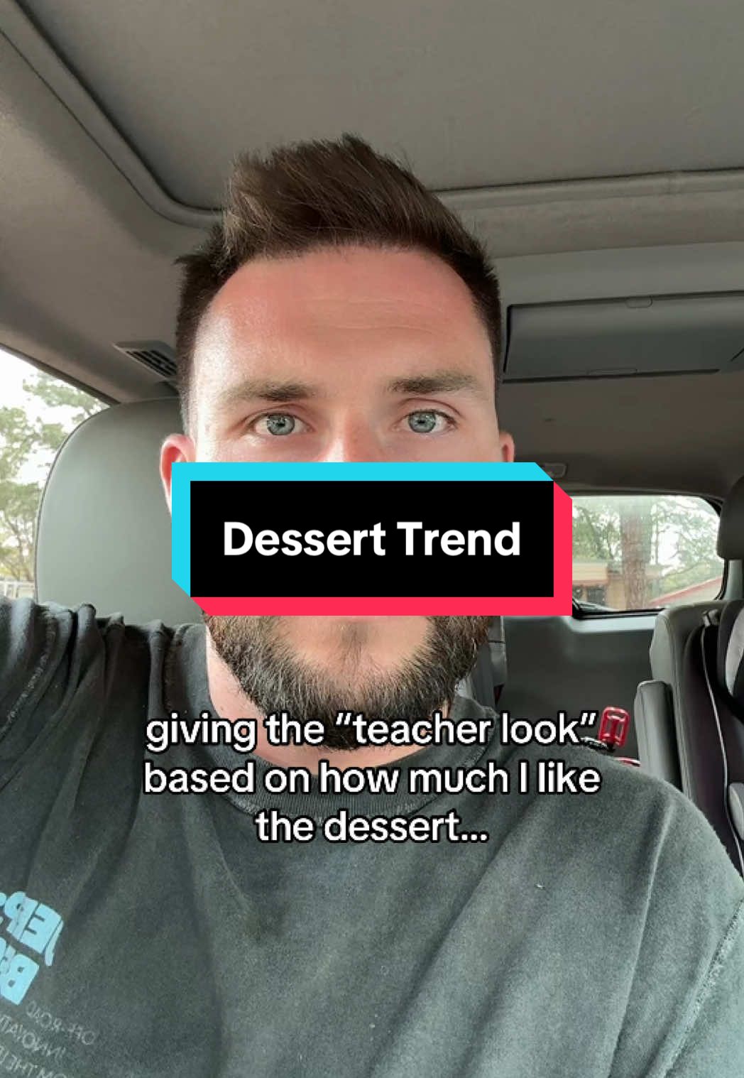 Giving the “teacher look” based on how much I like the dessert! #teachersoftiktok #teacher #trend #fyp 