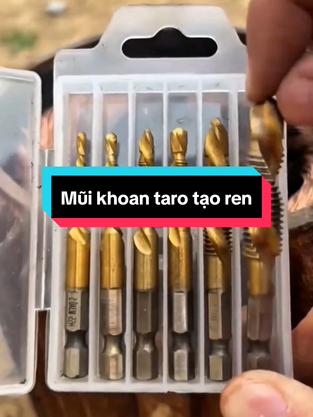 Mũi khoan taro tạo ren M3-M10 #giadungtienichquanghuy #xuhuong #vivacutapp #muikhoantarotaoren #muikhoantaro 