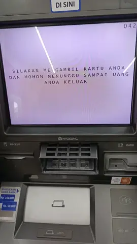 #bca #mesinatm #fyp #eror  duit ilang ga ya kalo kaya gini 