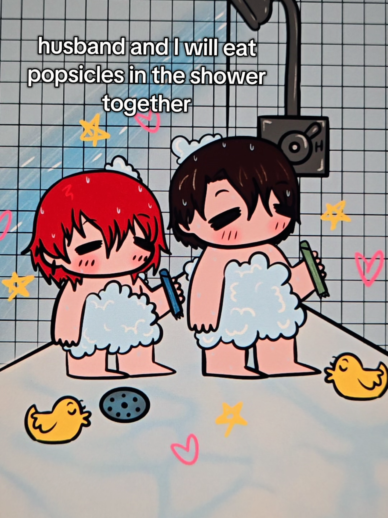 this one is NOT for the germaphobes #icecream #shower #husband #lol #cringe #autism #meme #popsicle #fyp #fypシ #foryoupage #fypage #FoodTok #doodle 