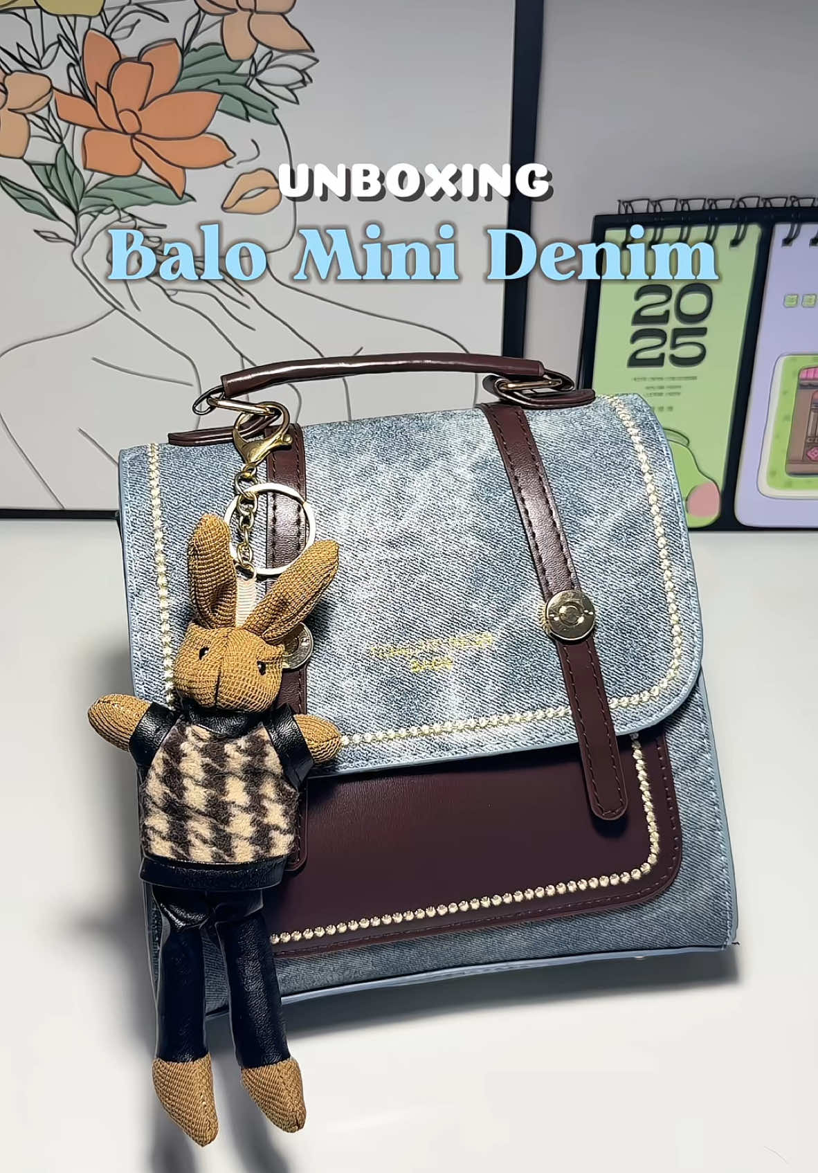 Balo xinh zá học sinh sinh viên nè mí bà #balo #balomini #balotho #tuixach #tuinu #baloxinh #unbox #unboxing #lamdep #viral #hot 