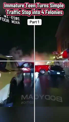 Immature Teen Turns Simple Traffic Stop into 4 Felonies#flypシ #parents #cops #cops #police #walmart #lawyer #kidsoftiktok #policeofficer #law #child #tled #coparenting #copsoftiktok #Love 