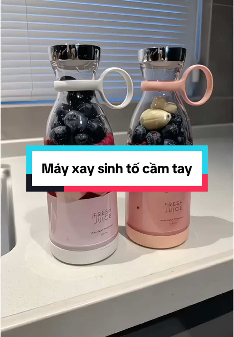 Chưa đến 200🐠 đã có thể uống sinh tố tại nhà #giadung #giadungthongminh #giadungtienich #mayxaysinhto #mayxaysinhtocamtay 