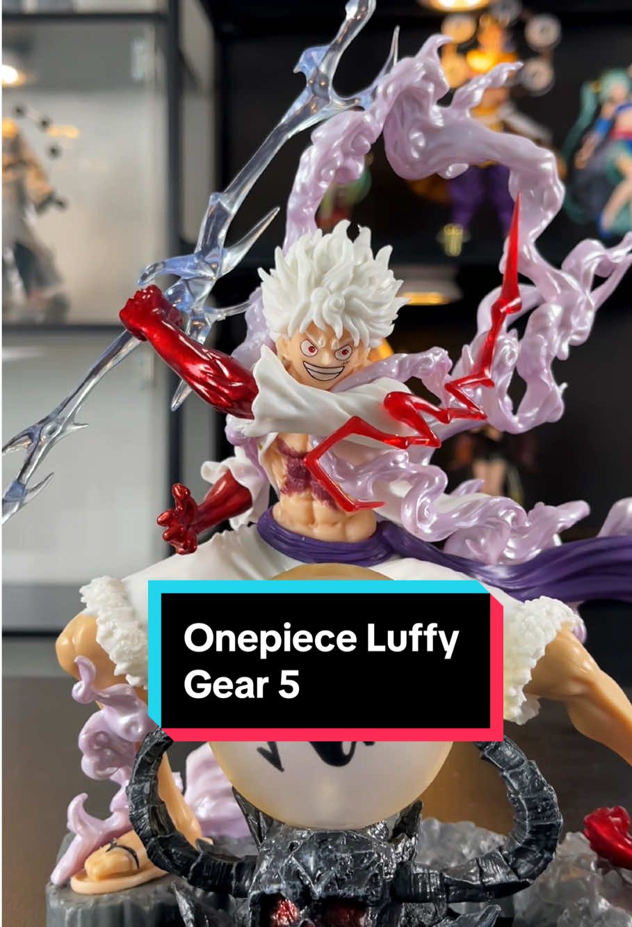 Onepiece Luffy Gear 5 cầm sét chiến đấu cực ngầu #onepieceluffy #onepieceluffygear5 #camset #mohinh #xuongmohinhgiare 