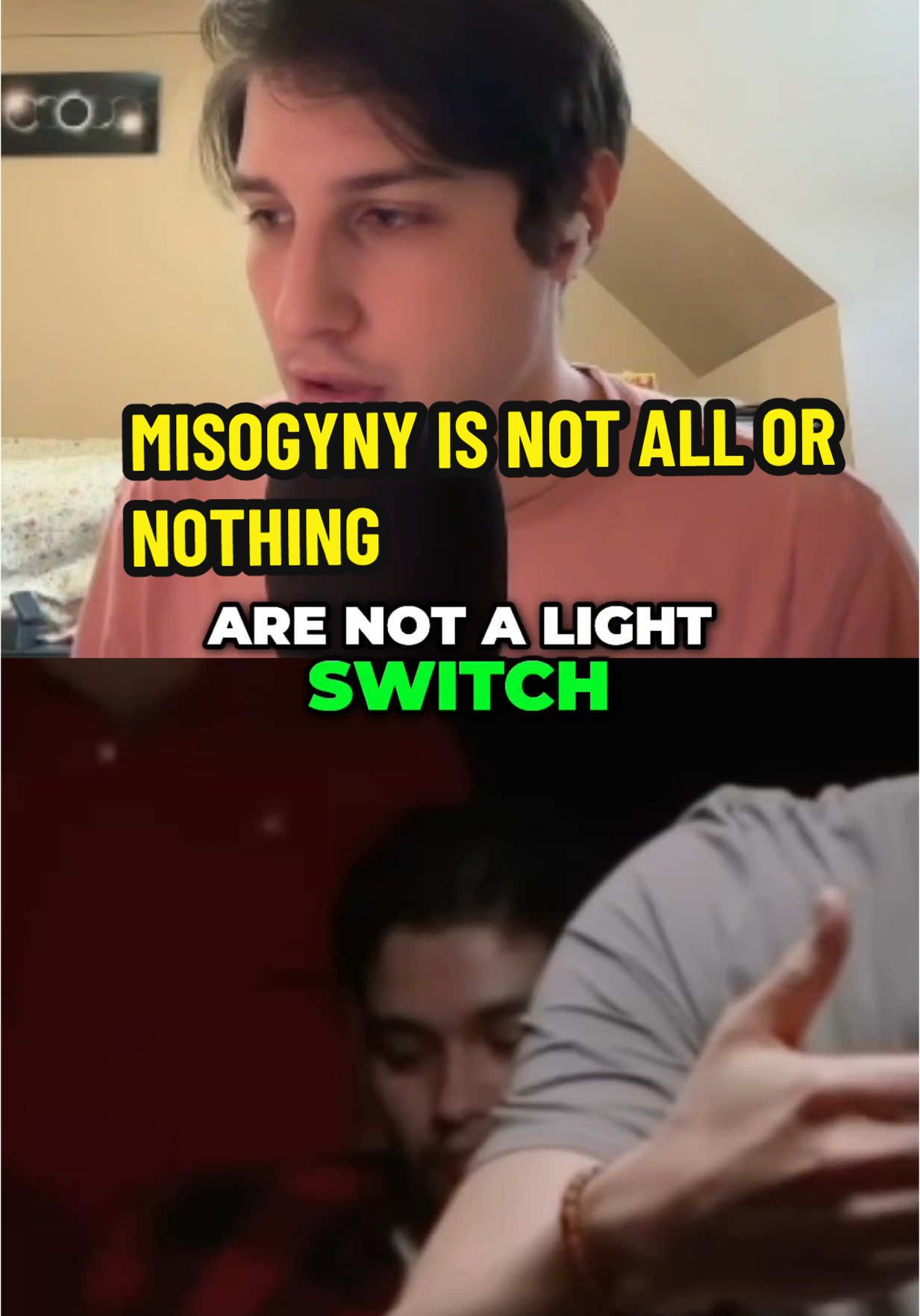 Conceptualizing misogyny: it’s not an all or nothing. Clip from my full reaction video to the most recent @Jubilee middle ground episode, 🔗 in bi0 #fyp #politics #jubilee #misogyny 