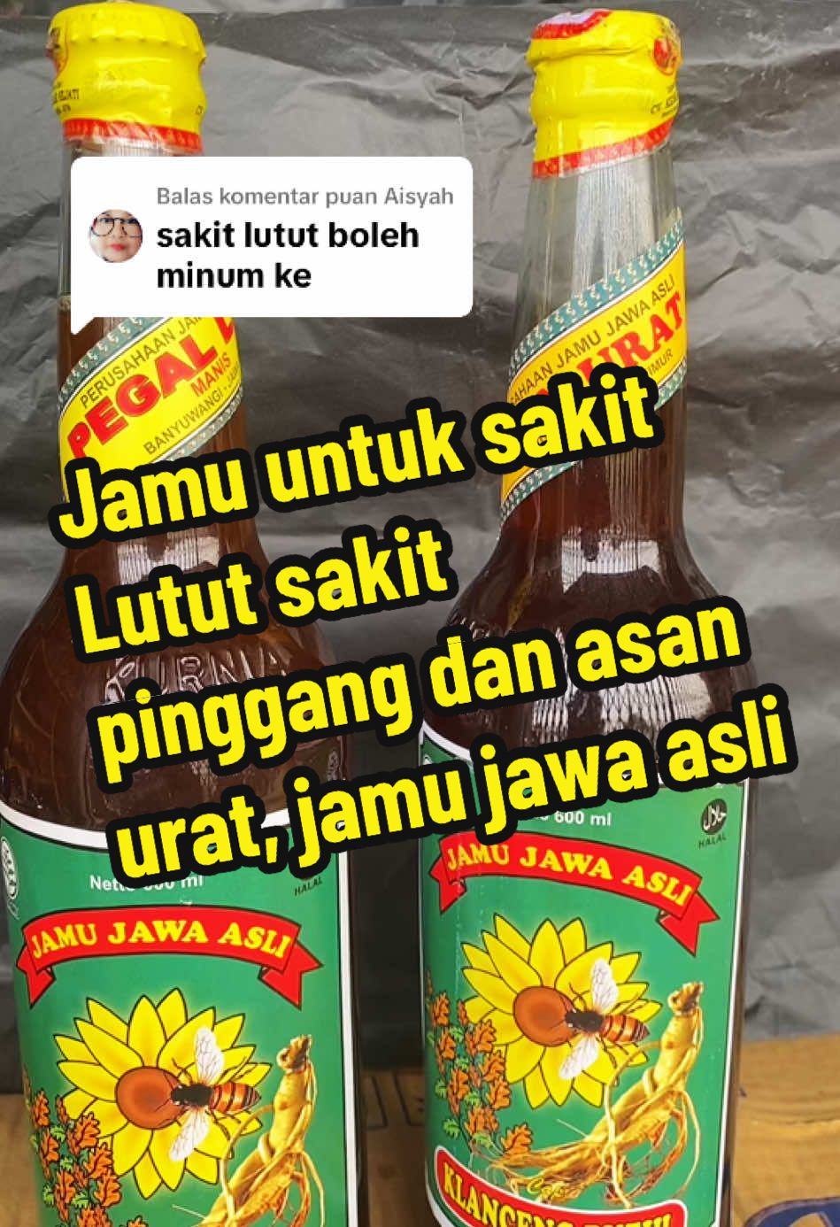 Membalas @puan Aisyah #jamu #jamujawaasli #jamuasamurat #jamupegallinu #jamusarangtawon #jamuklancengputih #jamuherba #toktokshop #tiktokmalaysia 