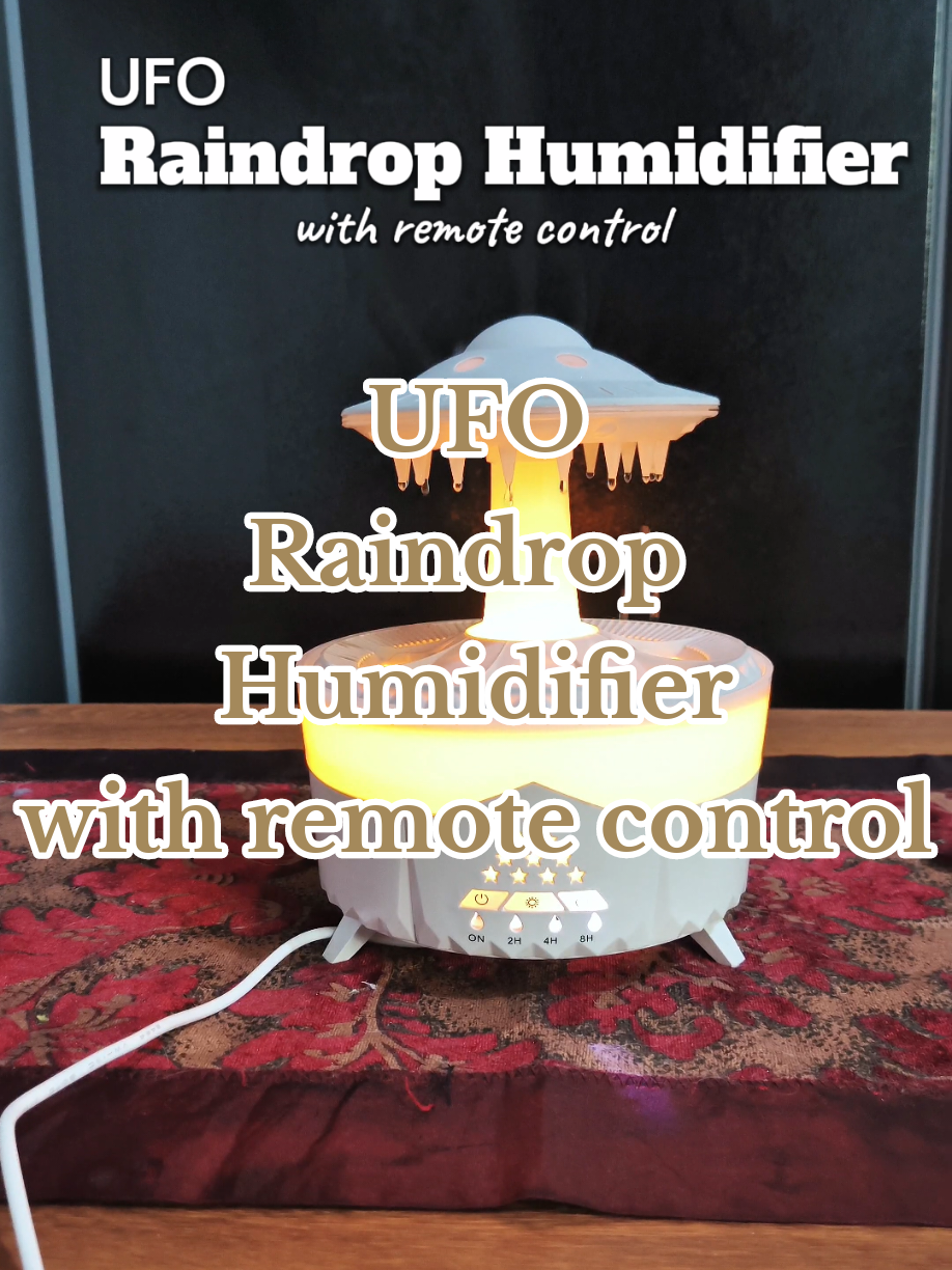 Very drop is so relaxing😍i love it Ufo raindrop humidifier #uforaindrophumidifier #aromadiffuser #humidifier #aromatherapy #aromatherapydiffuser #fyp 