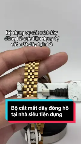 Bộ dụng cụ cắt mắt dây đồng hồ tại nhà tiện dụng đơn giản 