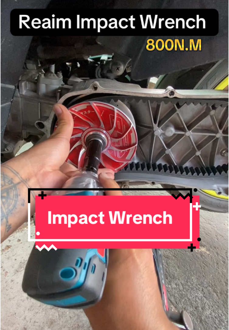 Powerful Impact Wrench: REAIM Brushless Cordless Impact Tool Set Socket Wrench Hand Tool Drill Screwdriver #impactwrench #cvt #DIY #reaimimpactwrench #toolset #diytool 