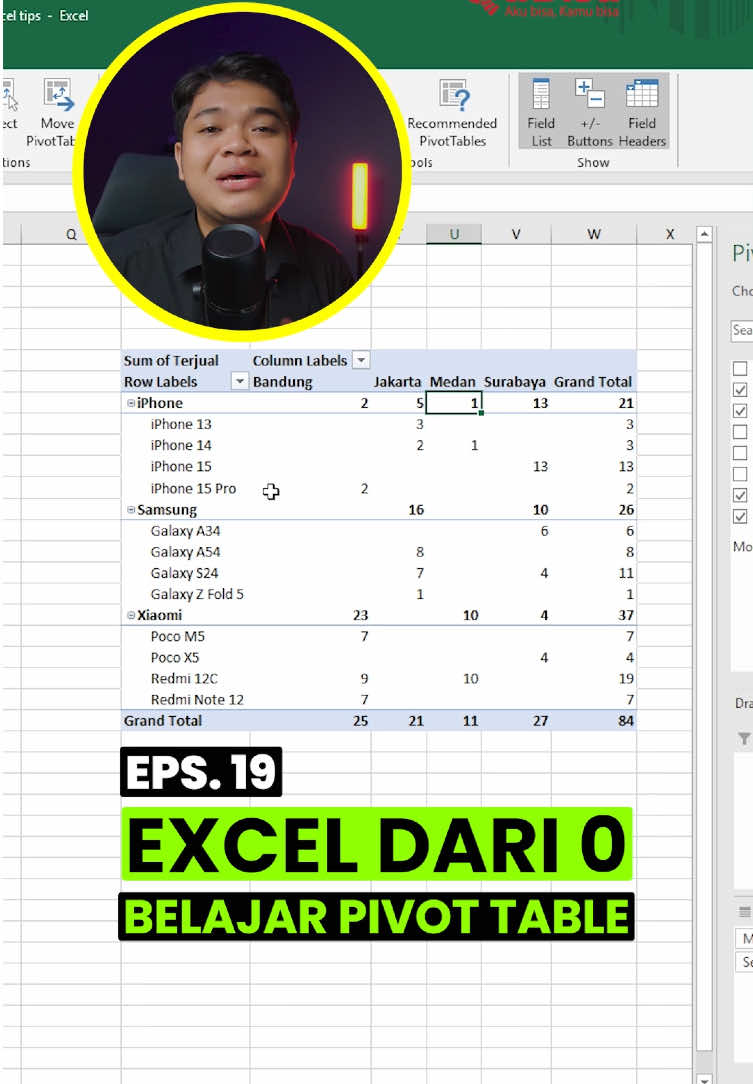 Udah bertahun-tahun pakai excel tapi belum ngeri caranya pakai pivot table? Yuk kita belajar excel dari 0, hari ini kita akan belajar caranya bikin dan pakai pivot table di excel. #QuBisa #akubisakamubisa #belajarexcel #tipsexcel #tutorialexcel #kursusexcel #kursuskomputer #bootcampexcel