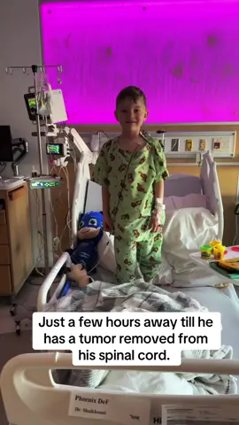 Just a few hours till he has a tumor removed from his spinal cord. We are trying to have fun and get things off his mind. We’ve been coloring, playing w playdoh, singing, dancing, playing geometry dash. Trying to stay in good spirits. He loves this song. 🎵 #prayersforphoenix #pray #prayers #healing #spinaltumor #prayersneeded @Bruno Mars #spinaltumorwarrior #childrenshospital 
