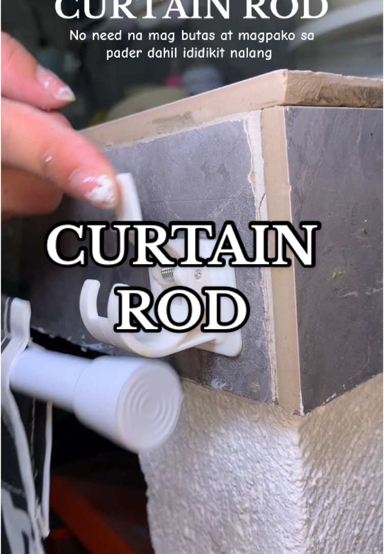 Pinadali nanga lang ang pag install ng kurtina kapag meron ka neto dahil no need na mag butas sa pader at mas maganda nanga sya tignan 🫶🫶#curtainrod #curtainrods #curtainrodholder #curtainrods 